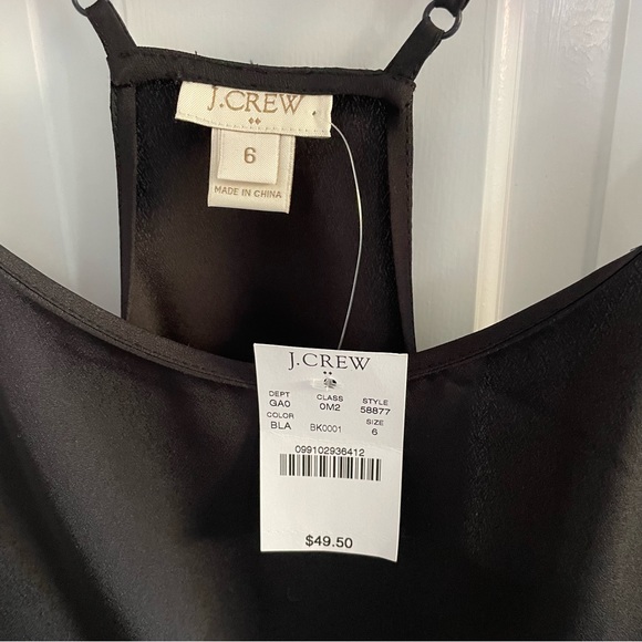 Black J Crew Factory camisole top - Picture 3 of 7